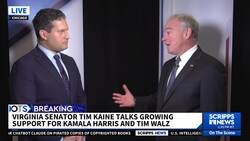 Biden passing the torch to Harris was 'enormously powerful decision,' Virginia Sen. Tim Kaine says News Clip