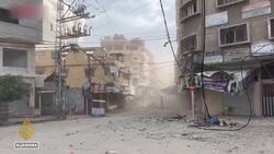 Destruction in Khan Younis: Residential homes among damaged structures News Clip