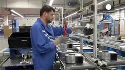 Euro zone business records a bounce News Clip