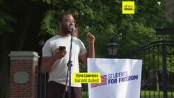 Harvard students rally in support of international classmates News Clip