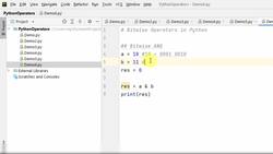 The Complete Python Course - Bitwise Operators Instructional Video