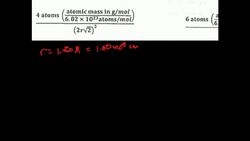Crystal Lattice Structures: Density Calculation 1 Instructional Video