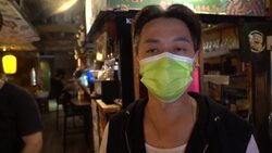 CLEAN : Taiwan: 'Spiderman and Ninja Turtle' donate food to frontline medical staff News Clip