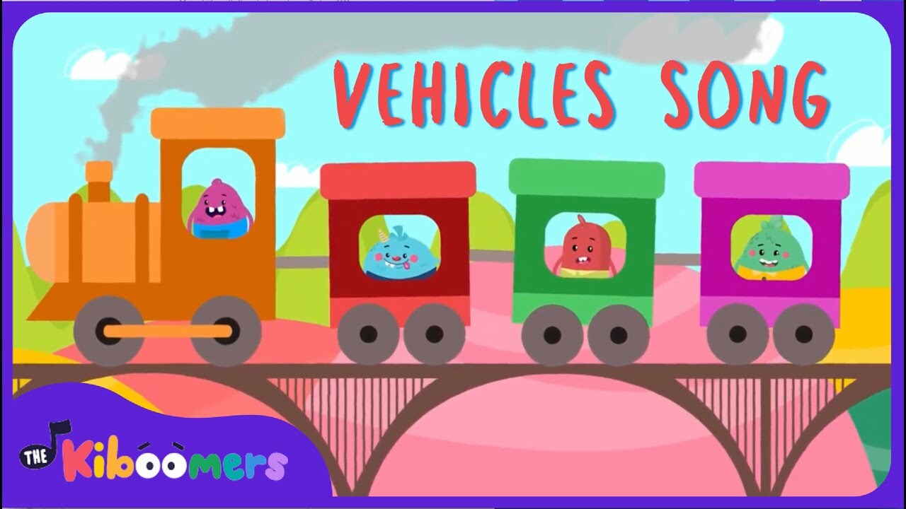 Vehicles Song - The Kiboomers Preschool Learning Songs for Circle Time ...