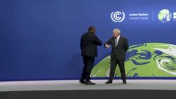 CLEAN : Heads of state welcomed at COP26 by Britain's Boris Johnson and UN chief Antonio Guterres News Clip