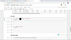 Discuss the importance of data : Dependent- Independent Data split in Python Instructional Video