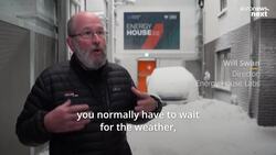 This mega-lab can create sun, snow, wind and rain - all to work out how to build better houses News Clip