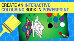 Creating an Interactive Coloring Book in Microsoft PowerPoint Instructional Video