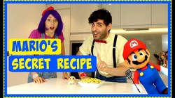 Cooking With Mario's Secret Recipe | Kids Can Have Fun With Bella & Beans In The Kitchen Instructional Video