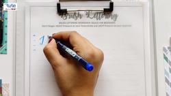 Mastering Capital Letters in Brush Lettering Instructional Video