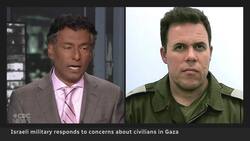 Israeli military responds to concerns about civilians in Gaza News Clip