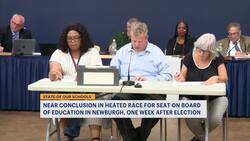 Newburgh school board approves board election results, discusses plans for budget News Clip