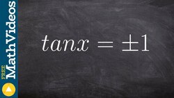 Why do we add intervals of pi halves to our solution Instructional Video