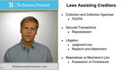 Laws Assisting Creditors: Protecting the Rights of Creditors Instructional Video