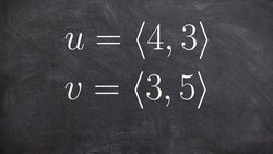 How to find the angle between two vectors Instructional Video