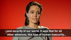 Angelina Jolie makes heartfelt plea on BBC program News Clip