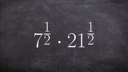 How to multiply 2 exponents with rational powers by converting to radical expressions Instructional Video