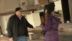 Homeowner watches his cottage be demolished News Clip