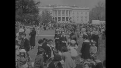 1936 Easter festivities with Pres. Franklin Roosevelt and First Lady Eleanor Roosevelt News Clip