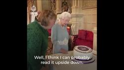 ‘I don’t matter’ jokes Britain’s Queen Elizabeth as she cuts jubilee cake News Clip