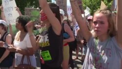 CLEAN : Abortion rights defenders gather outside US Supreme Court News Clip