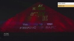 World landmarks lit up in display of thanks to health-care workers News Clip