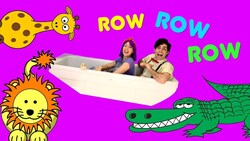 Row Row Row Your Boat - Popular nursery rhyme for Toddlers Instructional Video