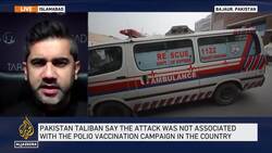 Blast in Pakistan kills six police officers during polio vaccination drive News Clip