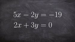 How to Use Elimination to Solve a System of Equations Instructional Video