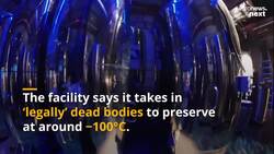 Inside the US facility where 199 'legally dead' humans and almost 100 pets await being revived News Clip