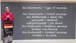 How to Talk About Sausage in German - German Learning Tips #48 - Deutsch lernen Instructional Video