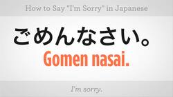 How to Say "I'm Sorry" in Japanese Instructional Video