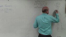 Determining the roots of a quadratic equation by factoring when a is not one Instructional Video