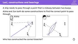 Problem solving with loci and constructions Instructional Video