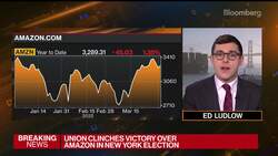 Amazon Warehouse Workers Support Union in NYC Vote News Clip