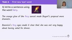 More rich vocabulary associated with eyes Instructional Video