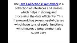 Selenium WebDriver with Java - Basics to Advanced and Frameworks - What are Java Collections? Instructional Video