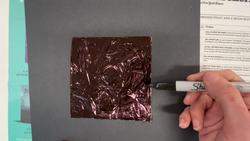 How to Add a Black Patina to Copper Repousse with India Ink or Sharpie Instructional Video