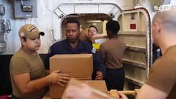 How US Aircraft Carrier Receives Amazon Deliveries in Middle of The Ocean Instructional Video