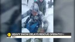 India: Uttarakhand rescue team battle heavy snow, tough terrain and adverse weather News Clip