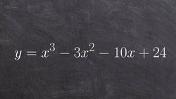 Finding all of the possible zeros by applying the rational zero test to a polynomial Instructional Video