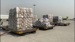 CLEAN : US aid arrives in India News Clip