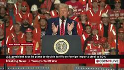 Trump says he plans to double steel tariffs to 50% | Hanomansing Tonight News Clip