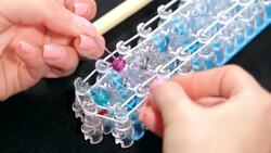 How to Make a Bead Ladder Rainbow Loom Bracelet Instructional Video