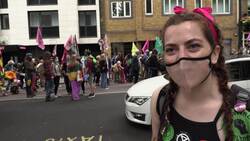 Extinction Rebellion campaigner and taxi driver discuss protest disruption News Clip
