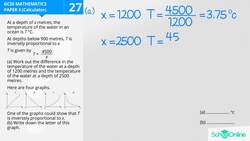GCSE Secondary Maths Age 13-17 - Ratio, Proportion & Rates of Change: Inverse Proportionality - Explained Instructional Video