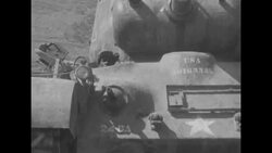 US tanks patrol the truce line in Korea News Clip