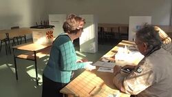 CLEAN : OSCE observers at Macedonia referendum News Clip