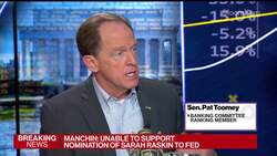 Raskin Fed Nomination Unlikely to Proceed, Sen. Toomey Says News Clip