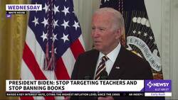 President Biden: Stop Targeting Teachers And Stop Banning Books News Clip